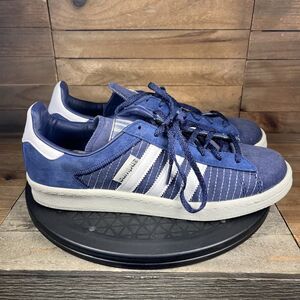 Adidas Men's Size 9 Campus 80's GY4588 Navy Blue Lace Up Athletic Sneakers